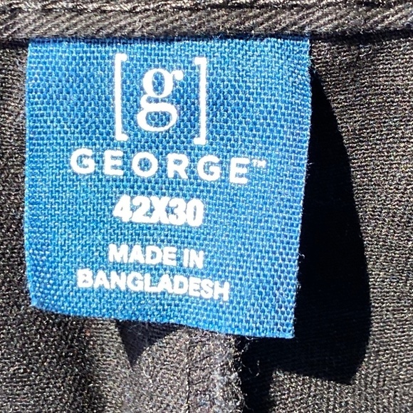 Men's Black Flat Front Chino - Picture 8 of 8
